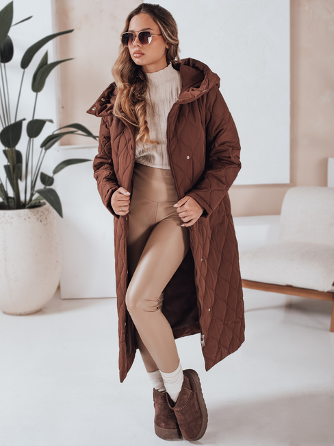 Damen Winterjacke LIKEMIRA gesteppt braun Dstreet TY4927