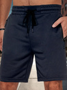 Marineblaue Herren Sweatshorts Dstreet SX2479