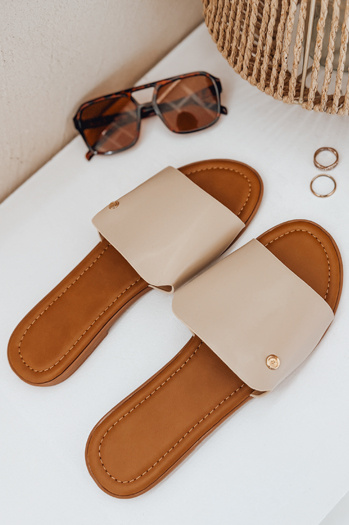 Damen CHICBASE Flip-Flops beige Dstreet ZY0937