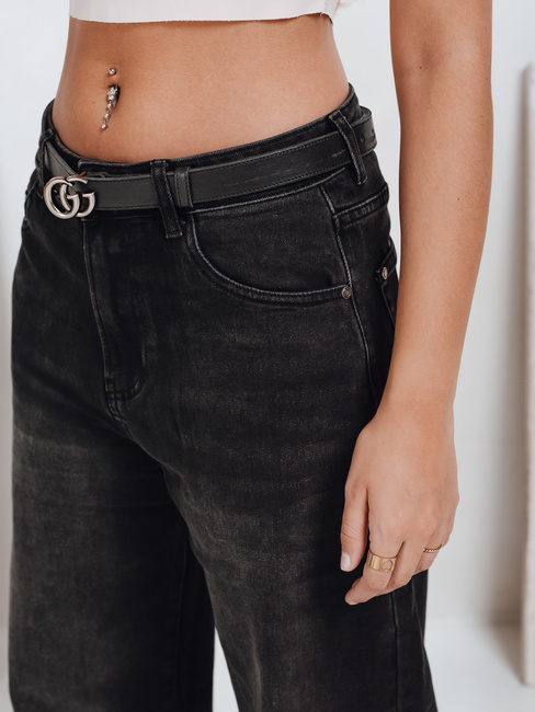 Damen Ballon Fit Jeans schwarz Dstreet UY2741