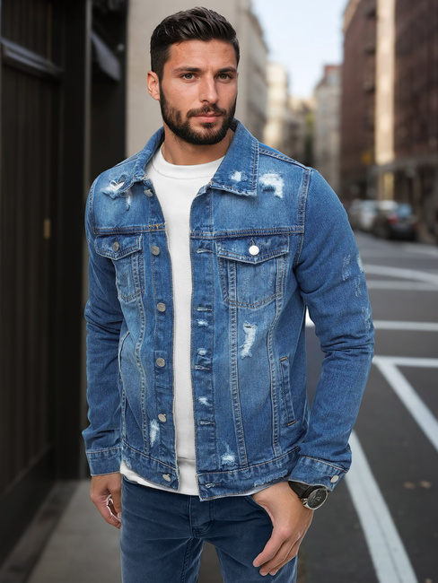 Herren Jeansjacke blau Dstreet TX3633