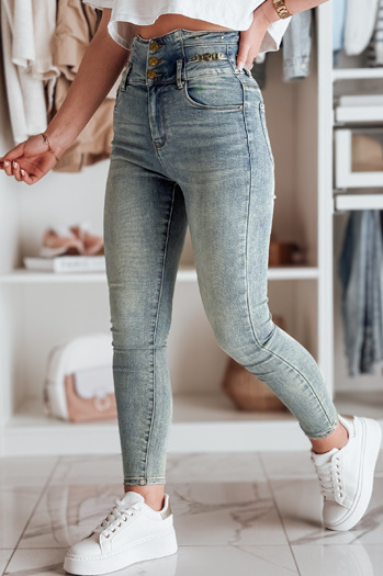 Damen Denim Skinny Hose STOLINE blau Dstreet UY2479