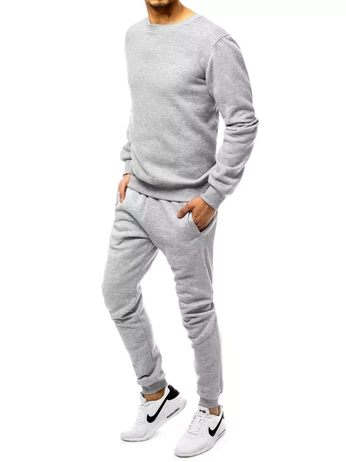Herren Trainingsanzug Hellgrau Dstreet AX0378