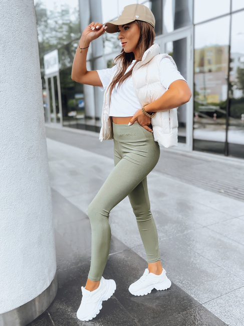 Damen Leggins JUST Farbe Grün DSTREET UY1588