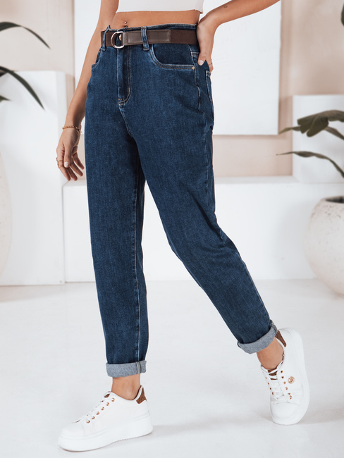Damen Mom Fit Jeans blau Dstreet UY2752