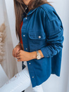 Damen Hemdjacke ALEXANDRIA Farbe Dunkelblau DSTREET TY3604