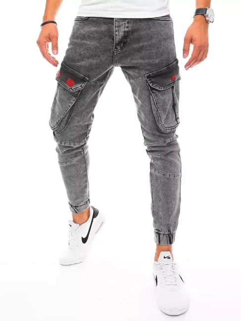 Herren Jeans Joggerhose Hellgrau Dstreet UX3255