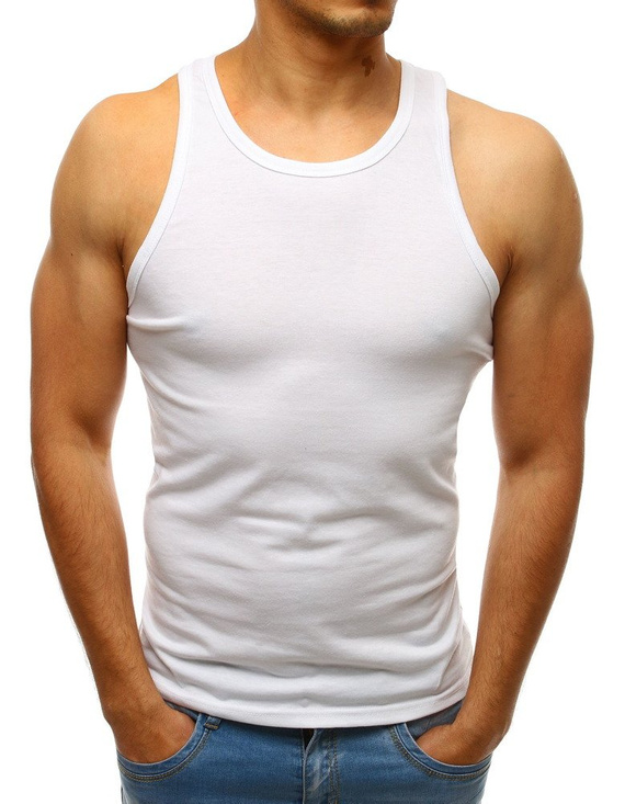 Herren Tank top Weiß Dstreet RX3497