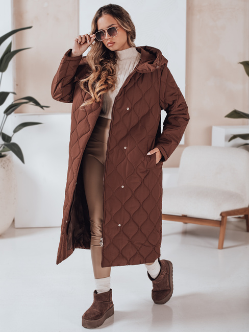 Damen Winterjacke LIKEMIRA gesteppt braun Dstreet TY4927