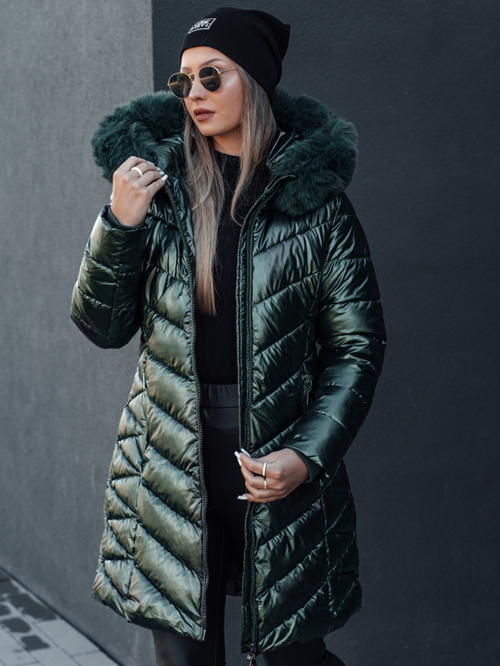 Gesteppte Damen-Winterjacke BELLATRIX grün Dstreet TY4591