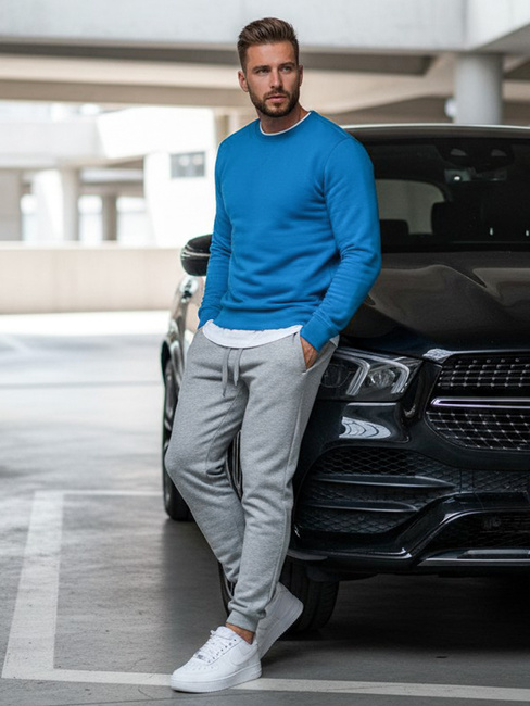 Herren Sweatshirt Blau Dstreet BX4386