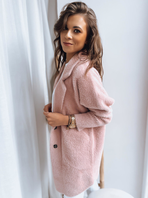 Damen Mantel Alpaka Imitat RITA II Rosa Dstreet NY0625