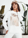 Damen Sweatshirt mit Kapuze FEMMES Farbe Weiß DSTREET BY1281