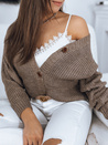 Damen Strickjacke MINSTRAL Farbe Beige DSTREET MY1614
