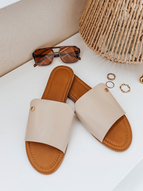 Damen CHICBASE Flip-Flops beige Dstreet ZY0937