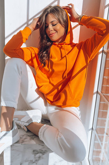 Damen Sweatshirt mit Kapuze BIGI Farbe Orange DSTREET BY1178