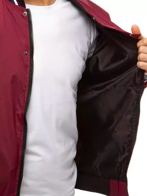 Herren Übergangsjacke Weinrot Dstreet TX3681