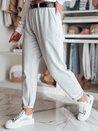 Damen Chinohose mit Gürtel TAILANDI hellgrau Dstreet UY2553