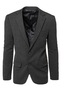 Grauer einreihiger Blazer für Männer Dstreet MX0624