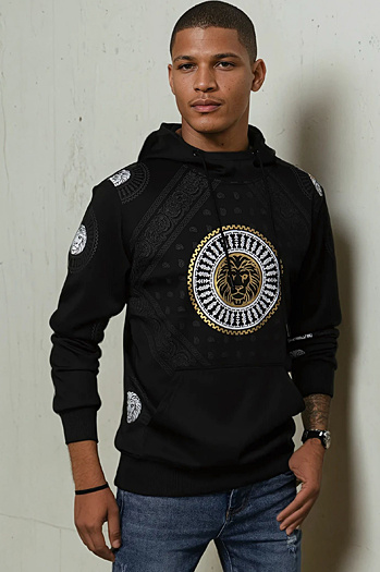 Herren Kapuzenpullover Farbe Schwarz DSTREET BX5569