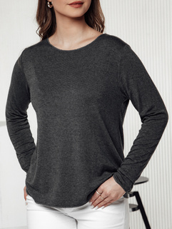 Damen Einheitsgröße Bluse LUCERIA mit Anhänger graphit Dstreet RY2675_2