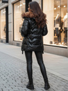 Damen Winterjacke mit Fell LANE schwarz Dstreet TY4515z