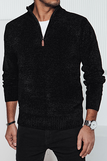 Schwarzer Herren-Pullover Dstreet WX2235