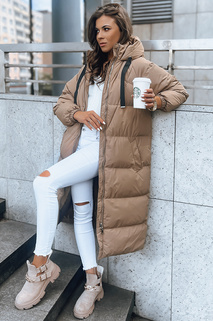 Damen Winterjacke COZYSEASON dunkelbeige Dstreet TY3759