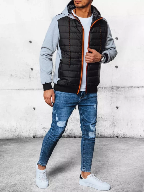 Herren Steppjacke Hellgrau Dstreet TX4393