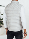 Herren Steppweste hellgrau Dstreet TX5078