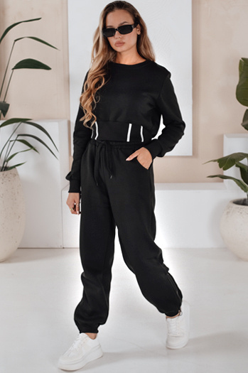 Damen Trainingsanzug Set schwarz Dstreet AY1159