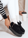 Damen Plateau-Schneestiefel schwarz Dstreet ZY1052