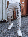 Bedruckte Herren-Sweatpants hellgrau Dstreet UX4446