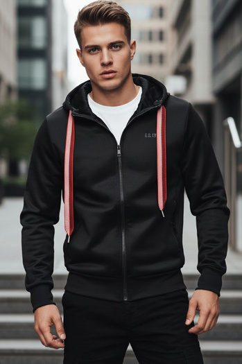 Herren Kapuzenpulli schwarz Dstreet BX5858