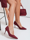 Damen Stiletto Pumps burgunderrot Dstreet ZY1073