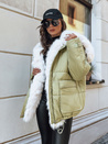 Damen Winterjacke BRILLIANCE Farbe Grün DSTREET TY3909