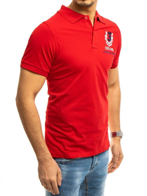 Herren Poloshirt Rot Dstreet PX0357