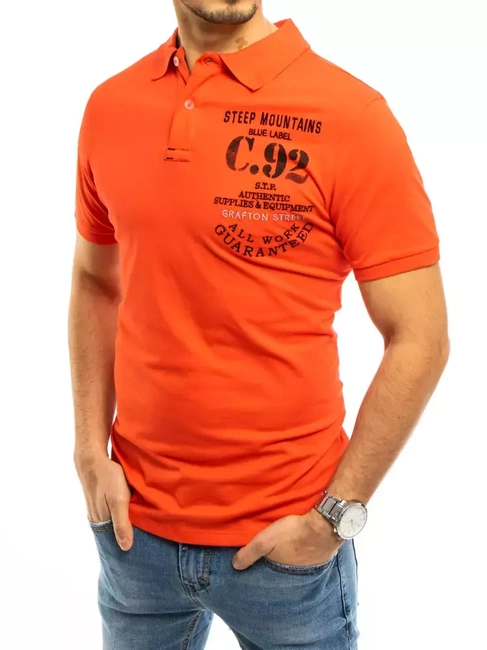 Herren Poloshirt Koralle Farbe Dstreet PX0460