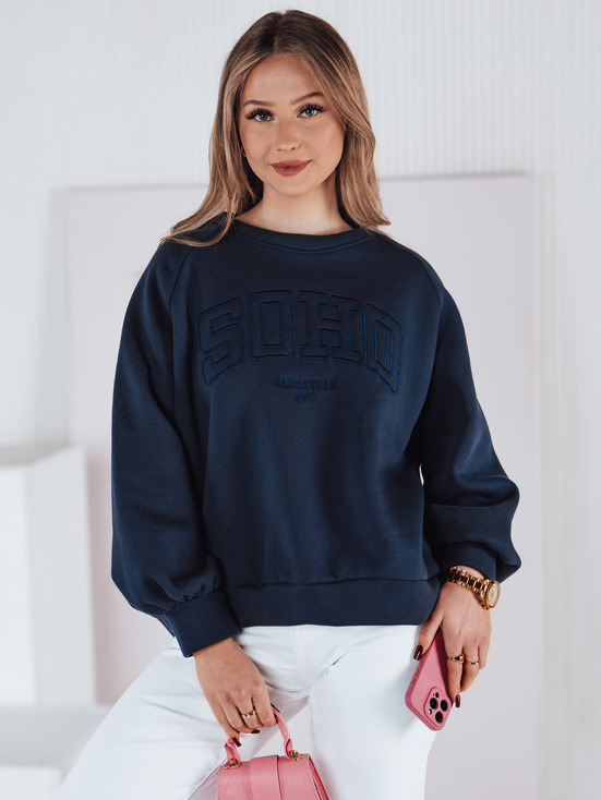 Damen Sweatshirt in Einheitsgröße COSYONE navy blau Dstreet BY1350