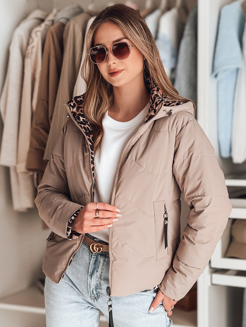 Damen Übergangsjacke Wendejacke ZIBERKA beige Dstreet TY4870
