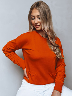 Damen Lange Pullover MOLLY Farbe Orange DSTREET MY2156_1