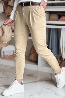 Damen Chinohose mit Gürtel MODELA dunkelbeige Dstreet UY2571