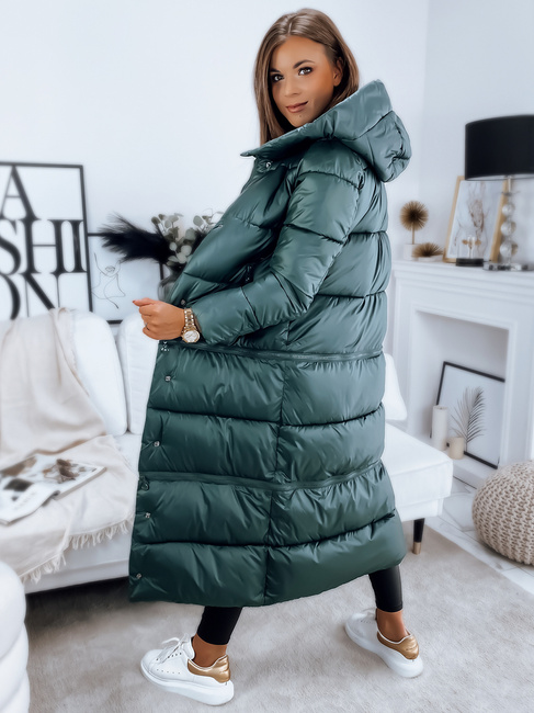 Damen Mantel/Steppjacke INKA PREMIUM Dunkelgrün Dstreet TY3146