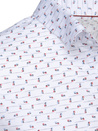 Herren Freizeithemd weiß gemustert Dstreet DX2627