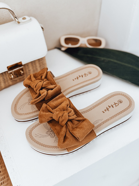 Damen LOVESLIDE camel Flip-Flops Dstreet ZY0996