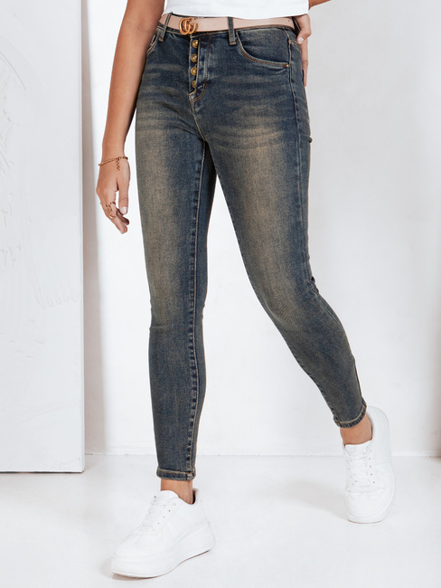 Damen Skinny Jeans navy blau Dstreet UY2825