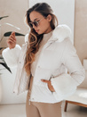 Damen Winterjacke YOUWARM kurz gesteppt mit Fell weiß Dstreet TY5007