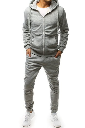 Herren Trainingsanzug Hellgrau Dstreet AX0381