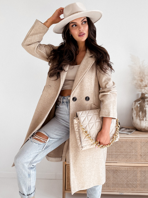 Damenmantel HARVEST hellbeige Dstreet TY3883