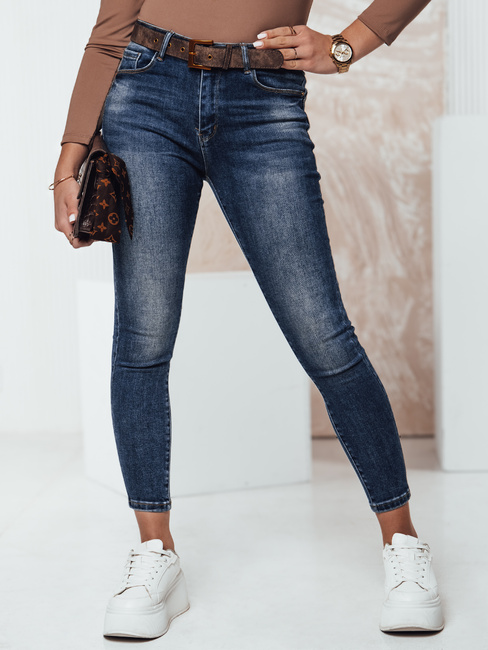 Damen Jeanshose TRENDILEGS push up dunkelblau Dstreet UY2311